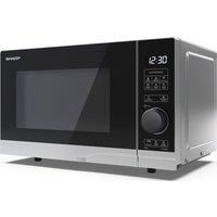 SHARP YC-PS204AU-S Solo Microwave - Silver, Silver/Grey