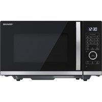 Sharp 25L Digital Combination Flatbed Microwave - Black YCQC254AUB