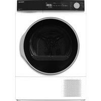 Sharp KD-NHH8S7GW21-EN A++ Heat Pump Tumble Dryer Heat Pump 8 Kg White