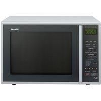 Sharp R959SLMAA Free Standing Microwave Oven in Silver / Black