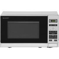 Sharp R220SLM Free Standing Microwave Oven in Silver