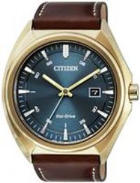 Citizen Men's EcoDrive Brown Leather Strap Watch