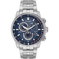 Citizen PCAT Chronograph Eco-Drive Sapphire Blue Dial Men's Watch CB5880-54L