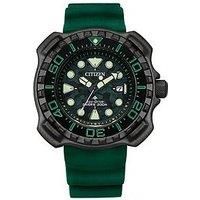 Citizen Promaster BN0228-06W Titanium Green Marine Eco Drive Mens Divers Watch