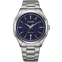 Citizen Men/'s Analogue Japanese Quartz Watch with Stainless Steel Strap AW1750-85L