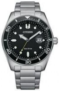 Citizen Men/'s Analogue Japanese Quartz Watch with Stainless Steel Strap AW1760-81E