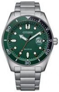 Citizen Marine Eco-Drive AW1768-80X Green Dial Men's Watch