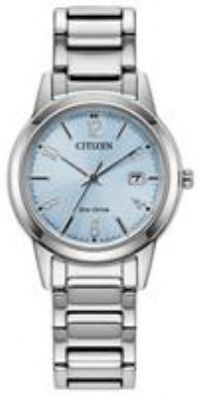 Citizen Women Analogue Eco-Drive Watch with Stainless Steel Strap FE1241-71L