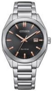 Citizen Men's Stainless Steel Octagonal Bezel Bracelet Watch