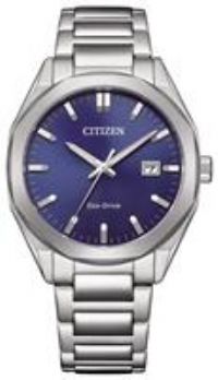 Citizen Men/'s Analogue Eco-Drive Watch with Stainless Steel Strap BM7620-83L