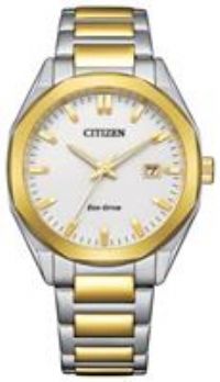 CITIZEN COLLECTION BM7624-82A Luxury Sport Eco-Drive Solar Watch White Dial 38mm