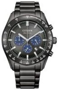 Citizen Eco-Drive Chronograph Black Dial Men's Watch CA4677-50H