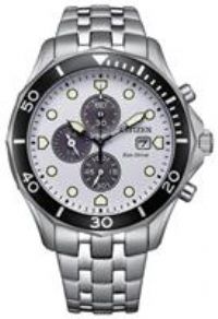 Citizen Men's White Dial Stainless Steel Bracelet Watch