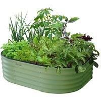 VegTrug VegTub Metal Raised Bed - Sage Green