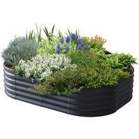 VegTrug VegTub Metal Raised Bed - Charcoal