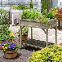 VegTrug 8 Pocket herb Planter Grey