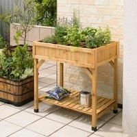 VegTrug Herb Raised Planter - Natural