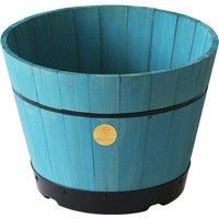 VegTrug Small 37cm Barrel Tapered Planter - Powder Blue