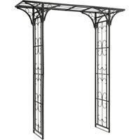 VegTrug Osaka Garden Iron Arch, CST-A01 UK, Black