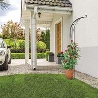 VegTrug Slimline Half Arch - Black