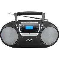 JVC RC-D322B DAB£ Bluetooth Boombox - Black, Black