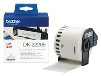 3 X Original Brother DK-22205 62mm x 30.48m Continuous Paper Tape (3 X Rolls)
