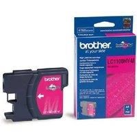 Brother LC-1100HYM Inkjet Cartridge, Magenta, Single Pack, High Yield, Includes 1 x Inkjet Cartridge, Brother Genuine Supplies
