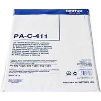 Brother PA-C-411 Thermal Printer Paper, A4, Premium Grade Glossy, White, 210 (W) x 297 mm (L), 100 Sheets, Brother Genuine Supplies, white