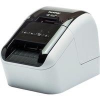 Brother QL-800 Label Maker, USB 2.0, Address Label Printer, Desktop, Up to 62 mm Wide Labels, Red & Black Printing