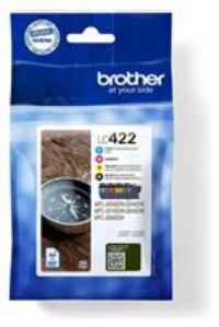 Original Brother LC422 CMYK Inks For MFCJ5340DW MFCJ6940DW MFC J6540DW