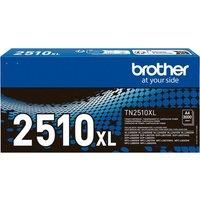 BROTHER TN-2510XL Toner Cartridge, Black, Single Pack, High Yield, Includes 1 x Toner Cartridge, Genuine Supplies