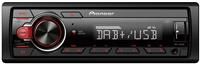 Pioneer MVH-130DAB Car Stereo, Black/Grey/Red