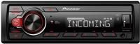 Pioneer MVH-330DAB 1-DIN receiver with DAB/DAB+, Bluetooth, Red illumination, USB and compatible with Android devices.