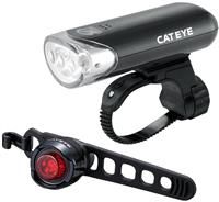 CatEye Unisex's EL135 And Orb Front/Rear Light Set, Black, One Size