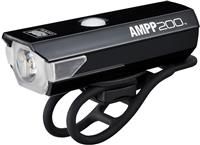 Cateye AMPP 200 Lumen LED Front Bike Light USB Rechargeable Road Commuter MTB