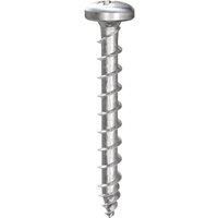 Screw-Tite Pozi Pan Head Zinc Plated Screw 4.0 x 30mm