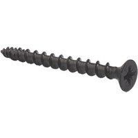 ExteriorTite Pozi Countersunk Outdoor Screw  Black 4.0 x 40mm