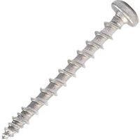 Exterior-Tite Pozi Pan Head Outdoor Screw - Silver 4.0 x 40mm