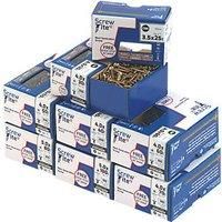 Screw-Tite 2 PZ Double-Countersunk Trade Pack 1200 Pcs (547FY)