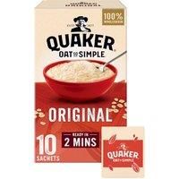 Quaker Oat So Simple Original Porridge, 10x27g