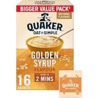 Quaker Oat So Simple Golden Syrup Porridge Sachets 16x36g