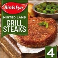 Birds Eye 4 Minted Lamb Grill Steaks 300g
