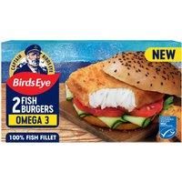 Birds Eye 2 Omega 3 Breaded Fish Burgers 227g