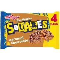 Kellogg's Rice Krispies Squares Curious Caramel & Chocolate Snack Bars 4x36g