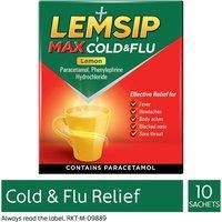 Lemsip Max Cold & Flu Lemon - 10 Count