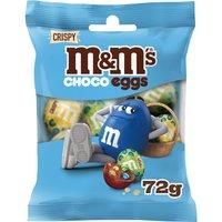 M&M's Crispy Milk Chocolate Chocolate Easter Mini Eggs Bag 72g