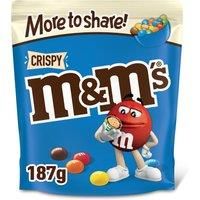 M&M's Crispy Chocolate More to Share Pouch Bag 187g