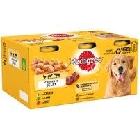 Pedigree Dog Tins Mixed Selection in Jelly, 6 x 385 g