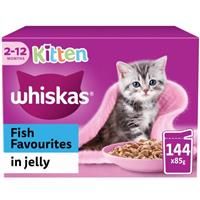 Whiskas Kitten Pouches in Jelly - Fish Selection in Jelly (12 x 85g)