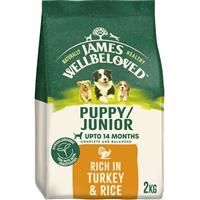 James Wellbeloved Puppy Dog Hypoallergenic Turkey & Rice - 2kg